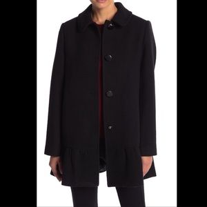 Kate Spade Wool Peplum Coat
